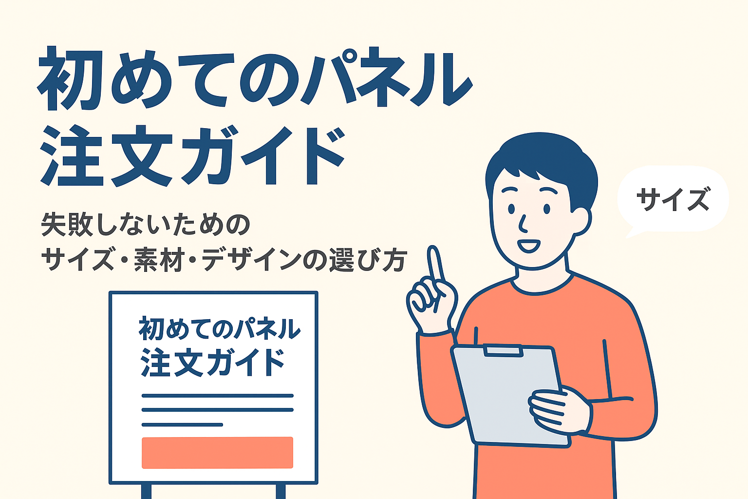 初めてのパネル印刷ガイド