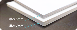 厚みについてのイメージ