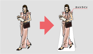 カットライン例2